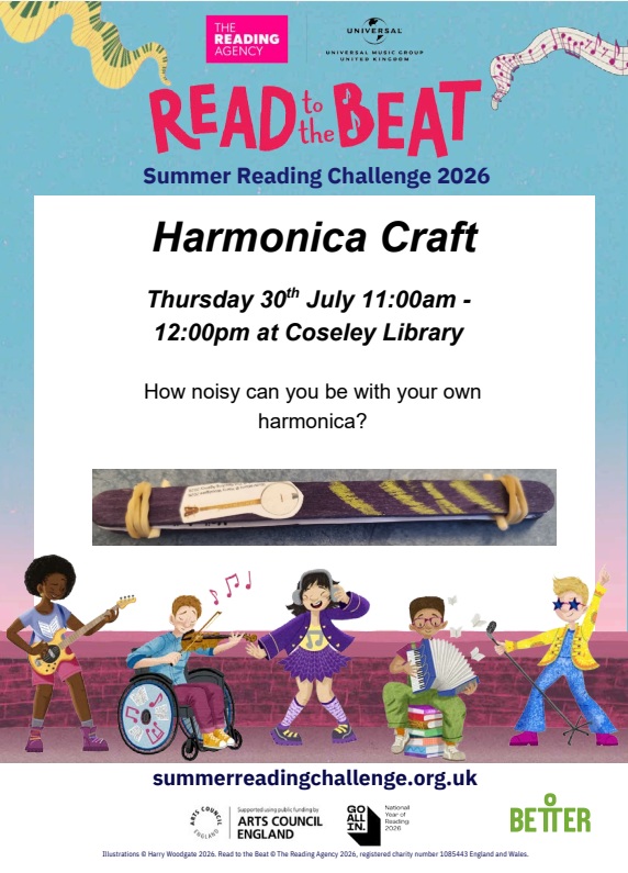 Coseley Library - Summer Reading Challenge: Harmonica